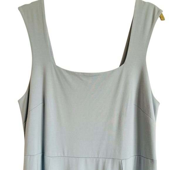 NWT Able Fit & Flare Supima Cotton Dress Light Blue, Size XL - Picture 4 of 10